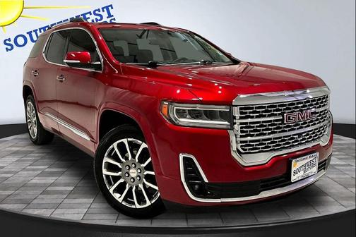 Burgundy 2023 GMC Acadia Denali