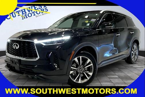 Mineral Black 2023 INFINITI QX60 Luxe