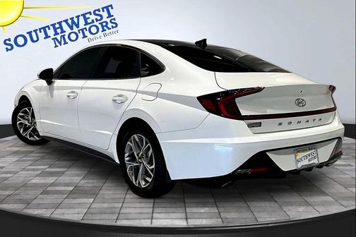 Quartz White 2021 Hyundai SONATA SEL