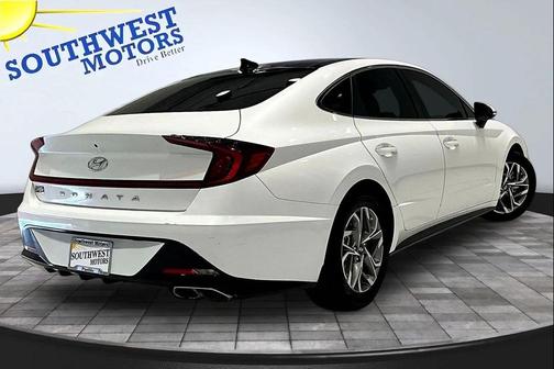 Quartz White 2021 Hyundai SONATA SEL