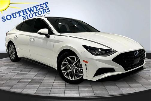 Quartz White 2021 Hyundai SONATA SEL