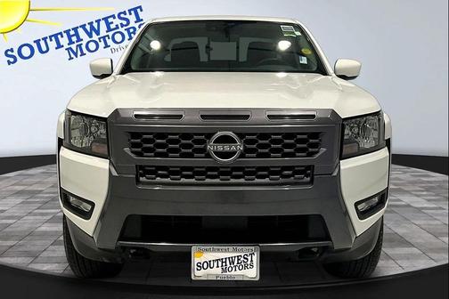 Glacier White 2025 Nissan Frontier SV