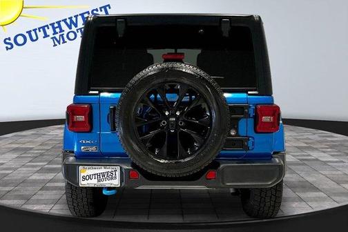 Hydro Blue Pearlcoat 2022 Jeep Wrangler Unlimited 4xe Sahara