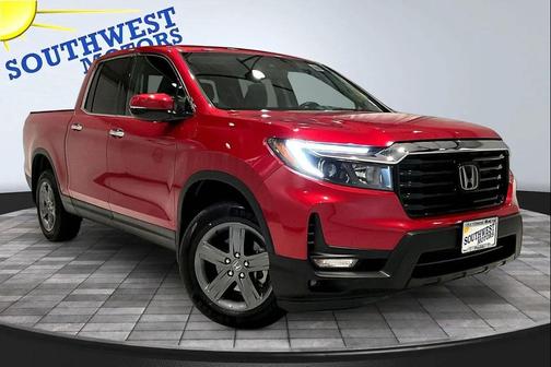 Red 2023 Honda Ridgeline RTL-E