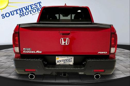 Red 2023 Honda Ridgeline RTL-E