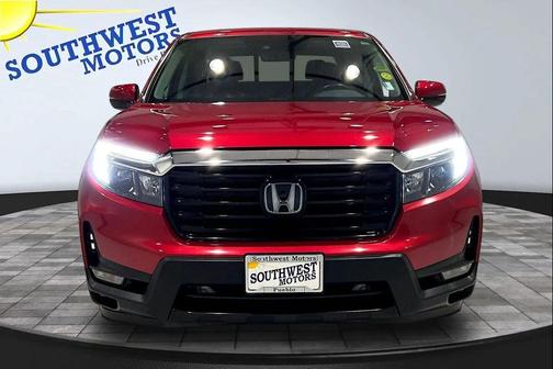 Red 2023 Honda Ridgeline RTL-E