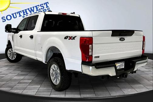 White Platinum Metallic Tri-Coat 2021 Ford F-250 XLT