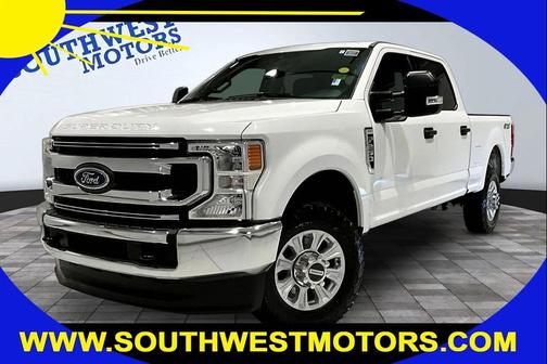 White Platinum Metallic Tri-Coat 2021 Ford F-250 XLT