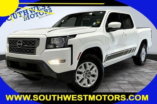 Glacier White 2022 Nissan Frontier SV