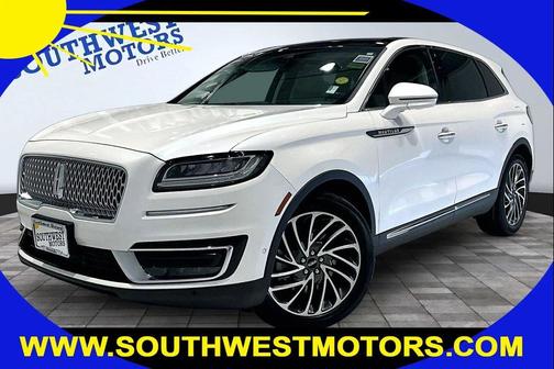 White Platinum Tri-Coat 2019 Lincoln Nautilus Reserve