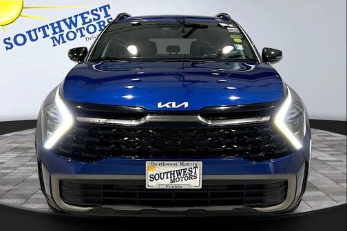 Sapphire Blue 2023 Kia Sportage X-Line