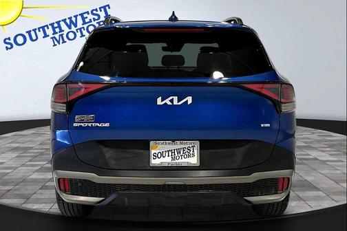 Sapphire Blue 2023 Kia Sportage X-Line