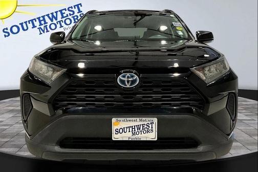 Midnight Black Metallic 2021 Toyota RAV4 Hybrid LE
