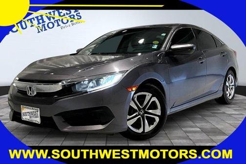 Silver 2017 Honda Civic LX