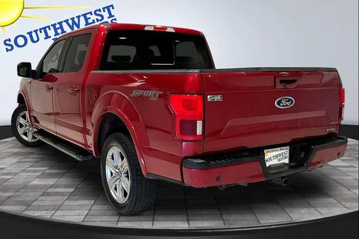 Red 2019 Ford F-150 Lariat