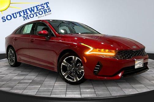 Passion Red 2021 Kia K5 EX