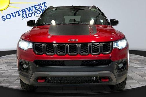 Red 2025 Jeep Compass Trailhawk