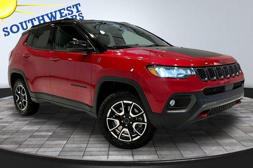 Red 2025 Jeep Compass Trailhawk