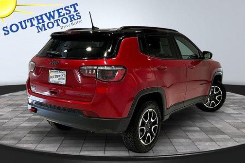 Red 2025 Jeep Compass Trailhawk