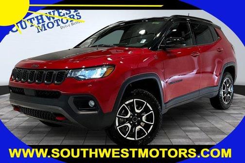 Red 2025 Jeep Compass Trailhawk