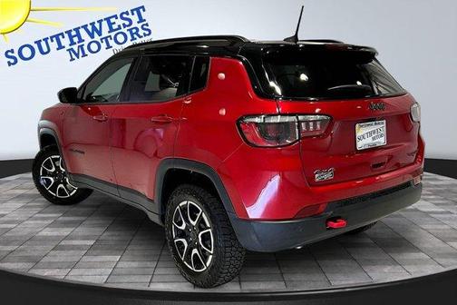 Red 2025 Jeep Compass Trailhawk