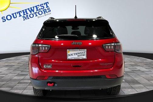 Red 2025 Jeep Compass Trailhawk