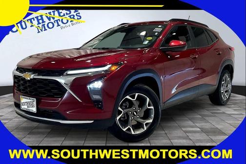 Crimson Metallic 2025 Chevrolet Trax LT