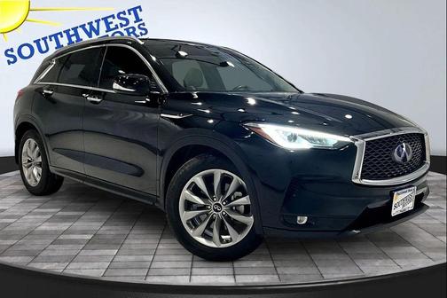 Black Obsidian 2021 INFINITI QX50 LUXE AWD