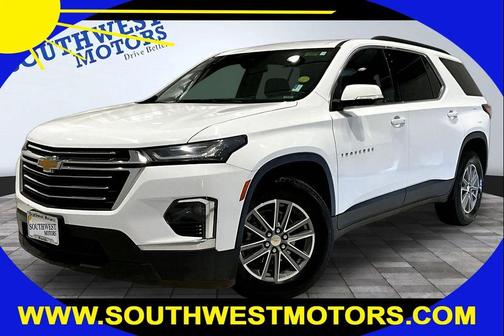 Summit White 2023 Chevrolet Traverse LT Cloth