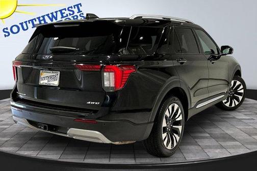 Black 2025 Ford Explorer Platinum