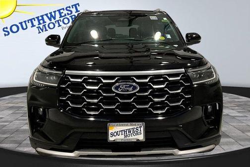 Black 2025 Ford Explorer Platinum