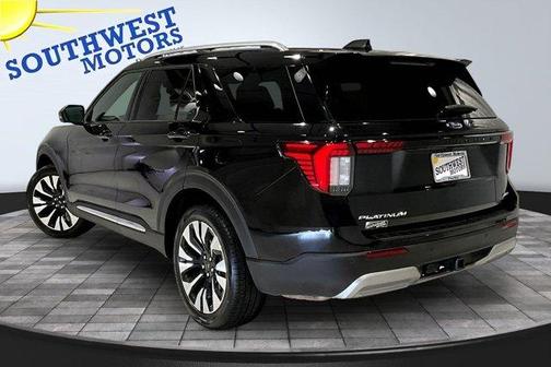 Black 2025 Ford Explorer Platinum