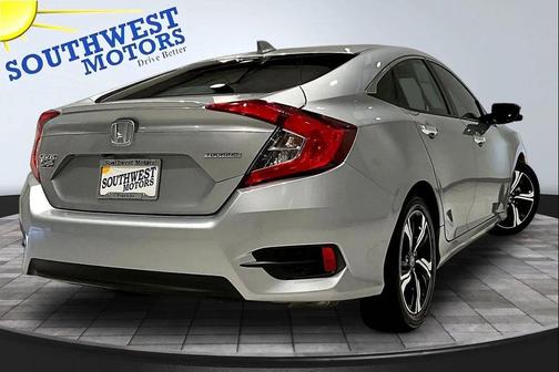 Modern Steel Metallic 2017 Honda Civic Touring