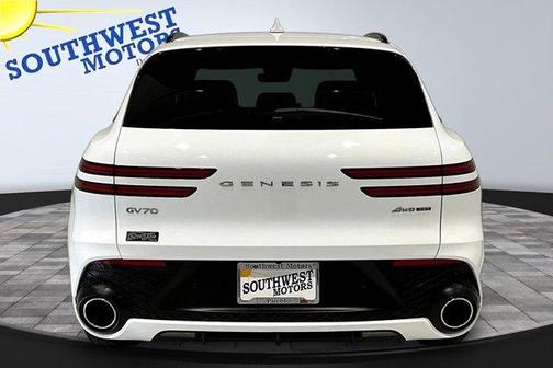 Alta White 2025 Genesis GV70 3.5T Sport