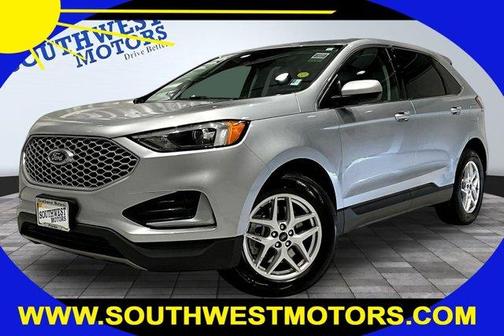 Silver 2023 Ford Edge SEL
