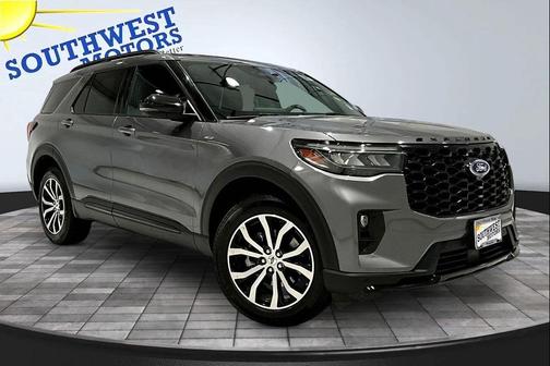 Gray 2025 Ford Explorer ST-Line