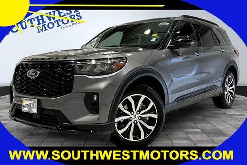 Gray 2025 Ford Explorer ST-Line