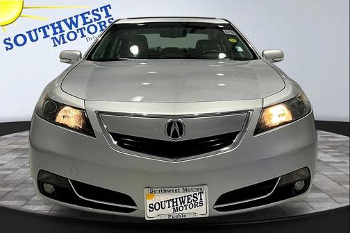 Silver Moon Metallic 2014 Acura TL Technology