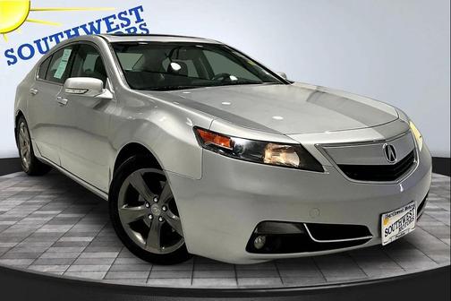 Silver Moon Metallic 2014 Acura TL Technology