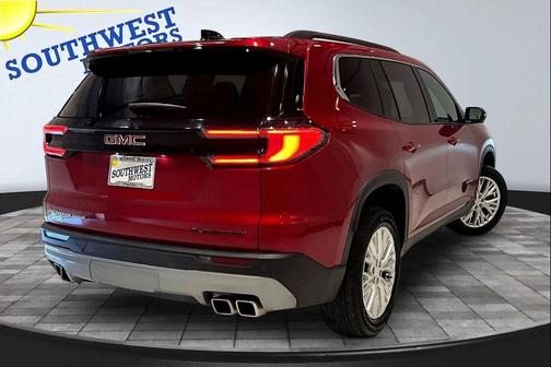 Volcanic Red Tintcoat 2024 GMC Acadia AWD Elevation