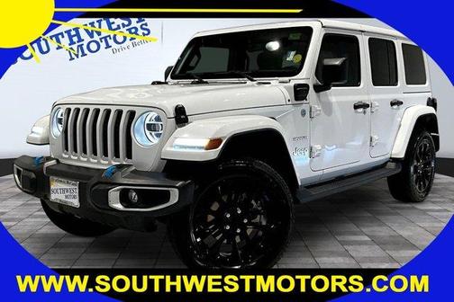 Bright White Clearcoat 2022 Jeep Wrangler Unlimited 4xe Sahara