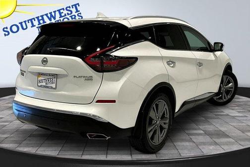 White 2019 Nissan Murano Platinum