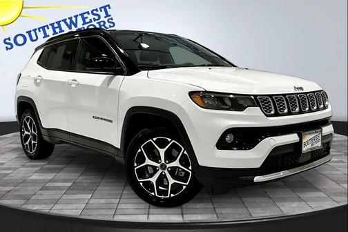 Bright White Clearcoat 2025 Jeep Compass Limited