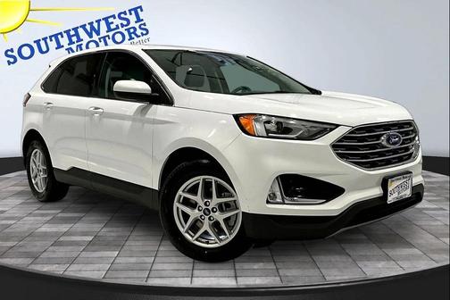 White 2021 Ford Edge SEL