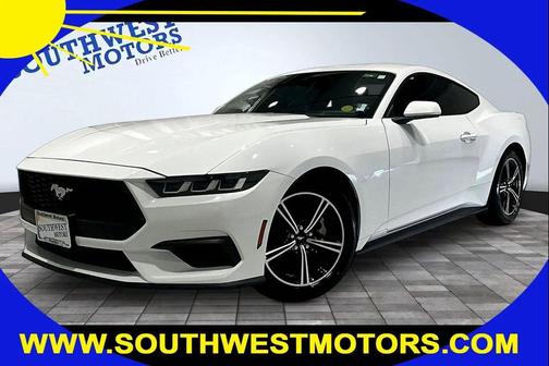Oxford White 2024 Ford Mustang EcoBoost Premium