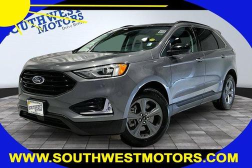 Gray 2022 Ford Edge SEL