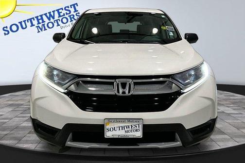 White 2019 Honda CR-V LX