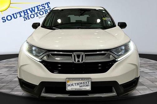 White 2019 Honda CR-V LX