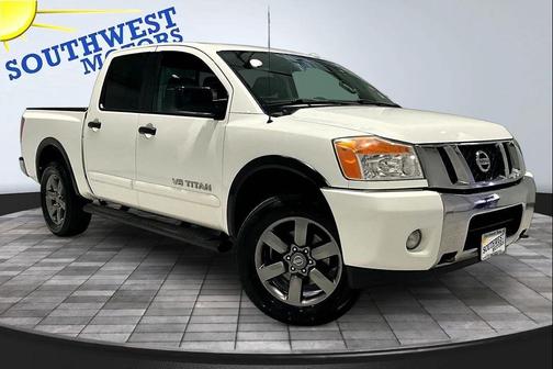 Glacier White 2015 Nissan Titan SV