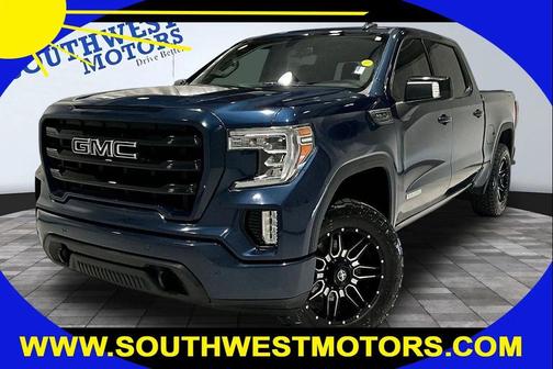 Pacific Blue Metallic 2021 GMC Sierra 1500 Elevation